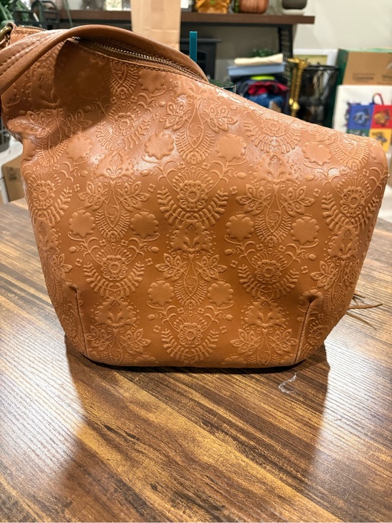 The Sak Handbags - The Sak Embossed Cognac Shoulder Bag